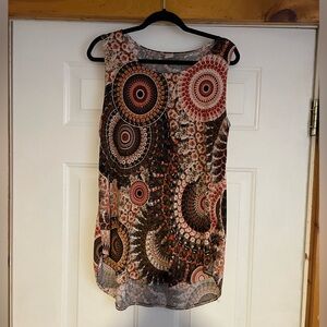 Tank Top, Woman’s, Btown/Rust, Sz 1X
